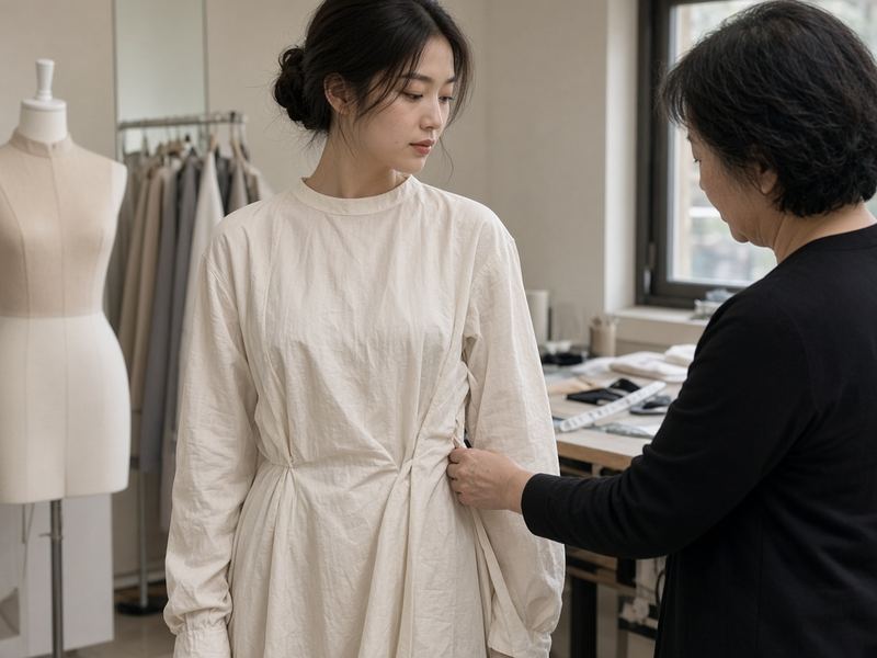 Toile fitting at Atelier Mintstar